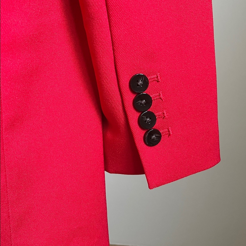 Tomato Red Blazer - Picture 4 of 6